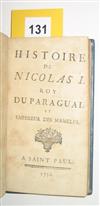 (PARAGUAY.) Histoire de Nicolas I, Roy du Paraguai, et Empereur des Mamelus.